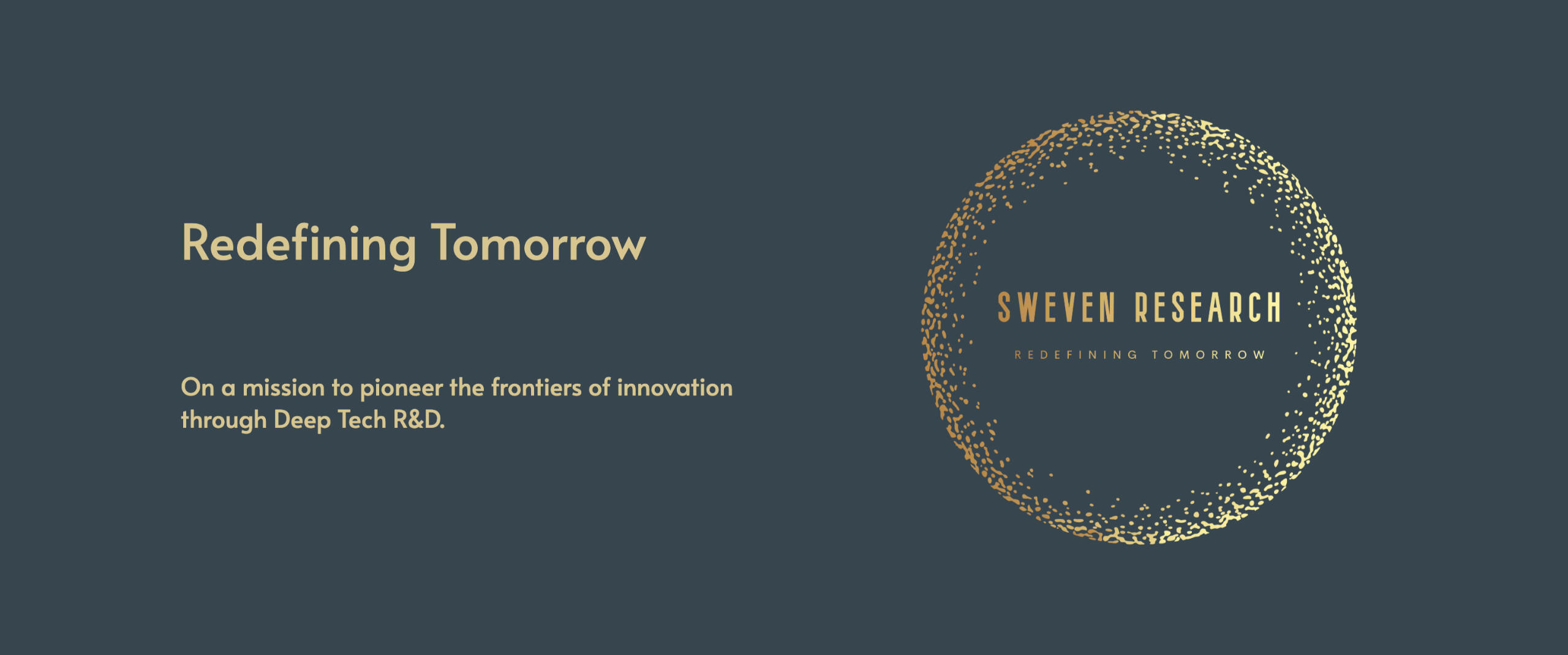 Redefining Tomorrow.