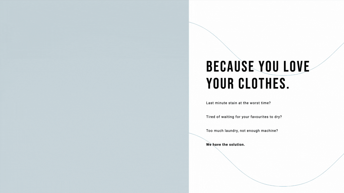 Because you love your clothes.