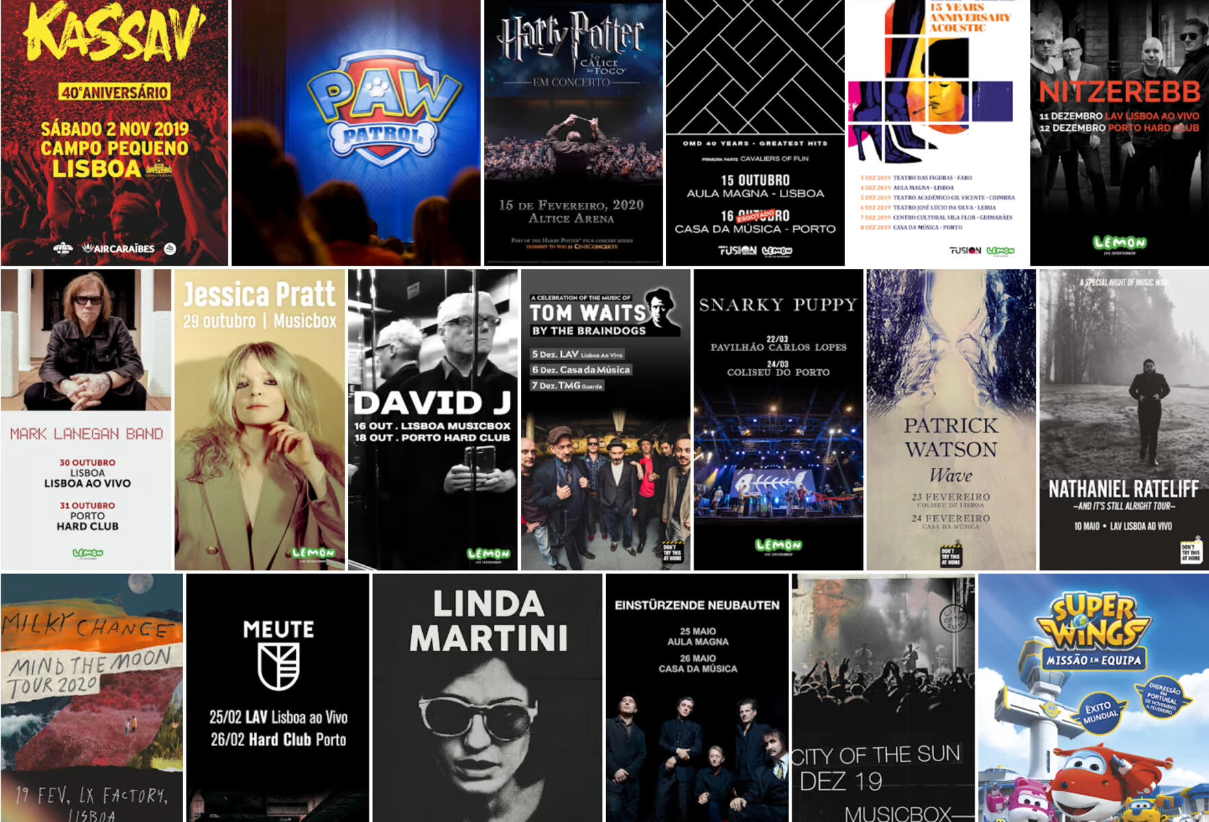 So many shows...