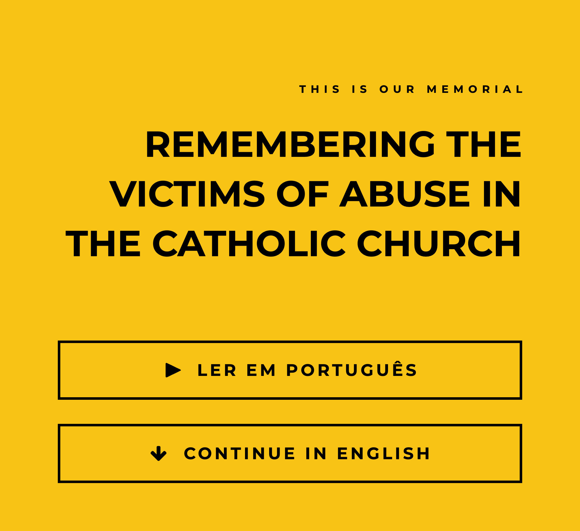 This is Our Memorial