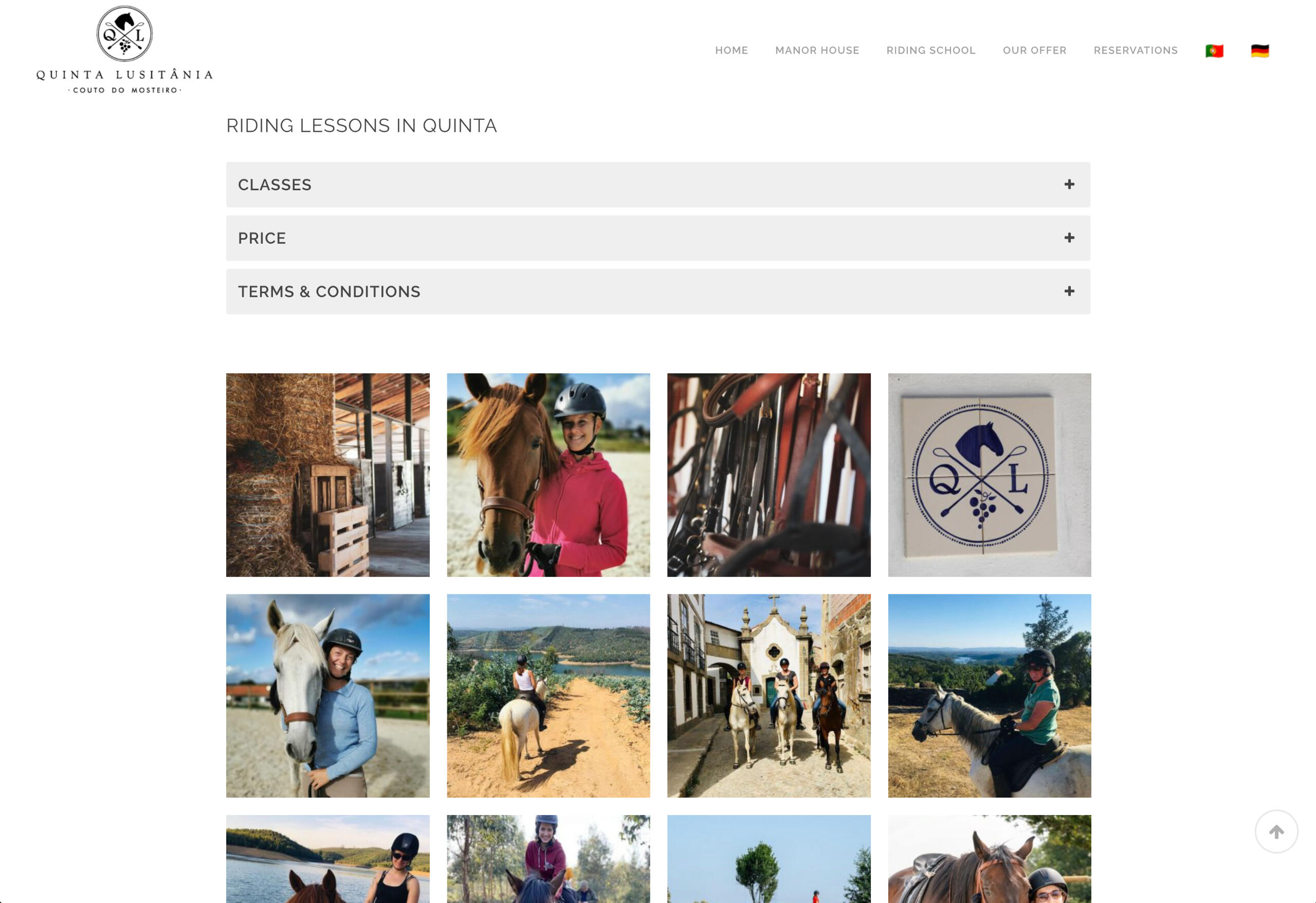 Quinta Lusitânia Website