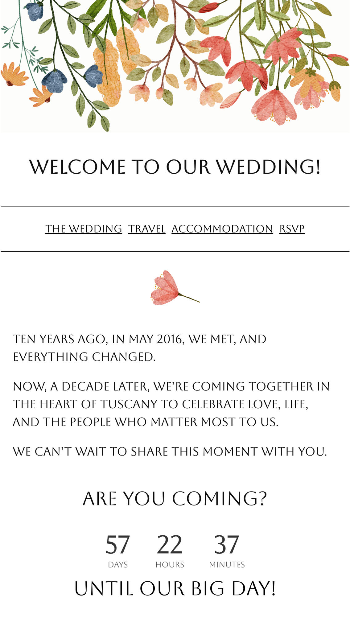 I do weddings now.